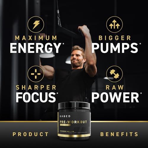 Pre Workout Powder for Men & Women, High Stimulant Energy Focus, Fruit Punch, 20 Servings F282286
