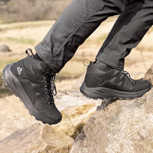 Men's Hiking Boots Waterproof Lightweight Leather U7780