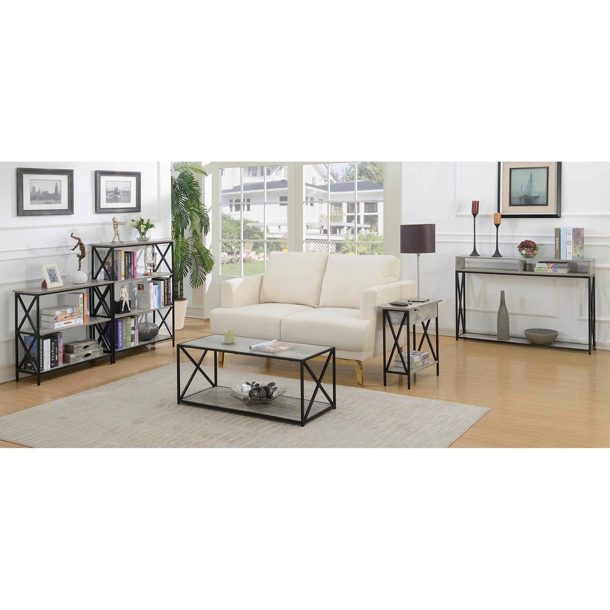 4 Tier Bookcase Faux Birch P731