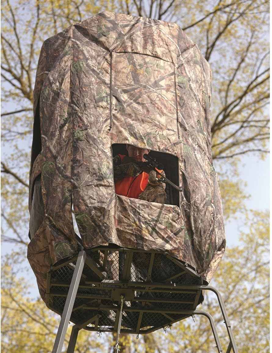 20' Tripod Hunting Deer Stand Cover, Camo A172368