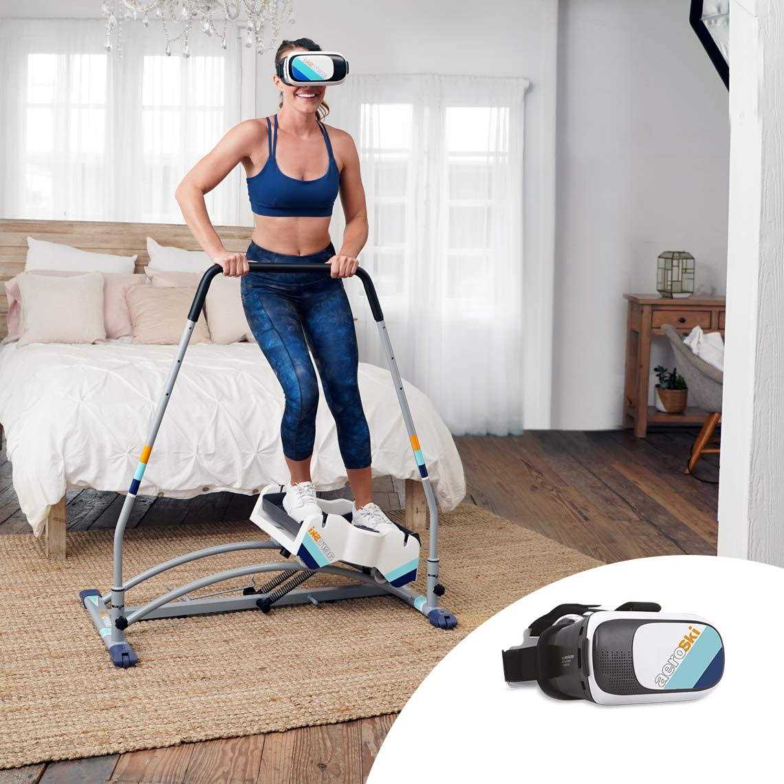 Ski Fitness Workout Machine with Recoil Spring Resistance S7906