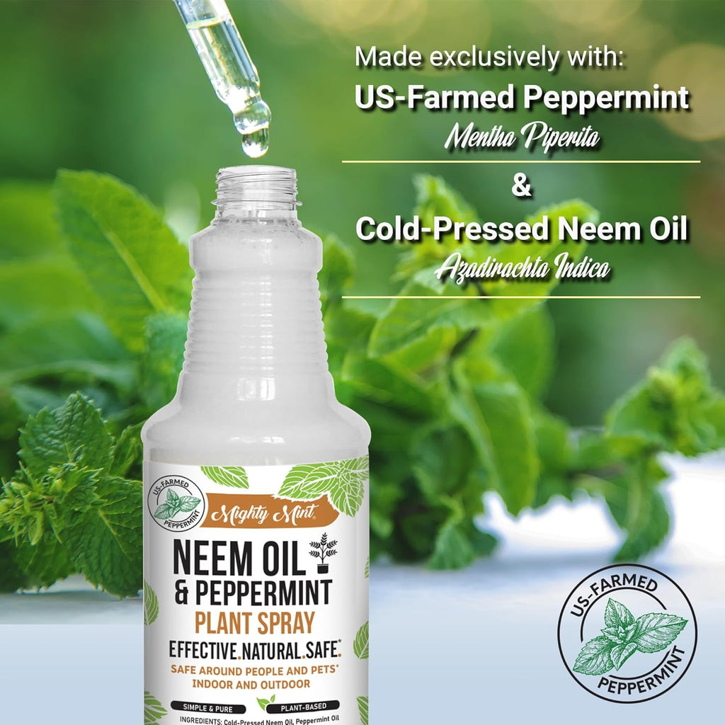 Neem Oil & Peppermint Plant Spray, 16oz X845
