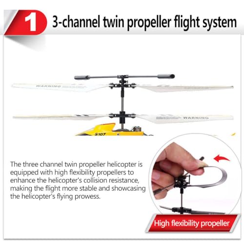 RC Helicopter 2.4G 3CH Dual-Propeller with Gyro Stabilization C1742