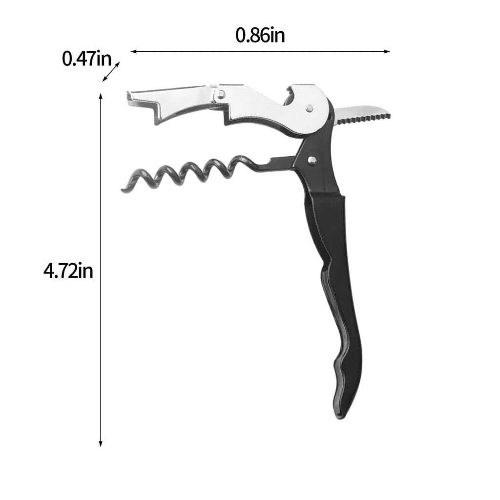 Waiter Key Bottle Opener with Foil Cutter and Jar Opener R32213