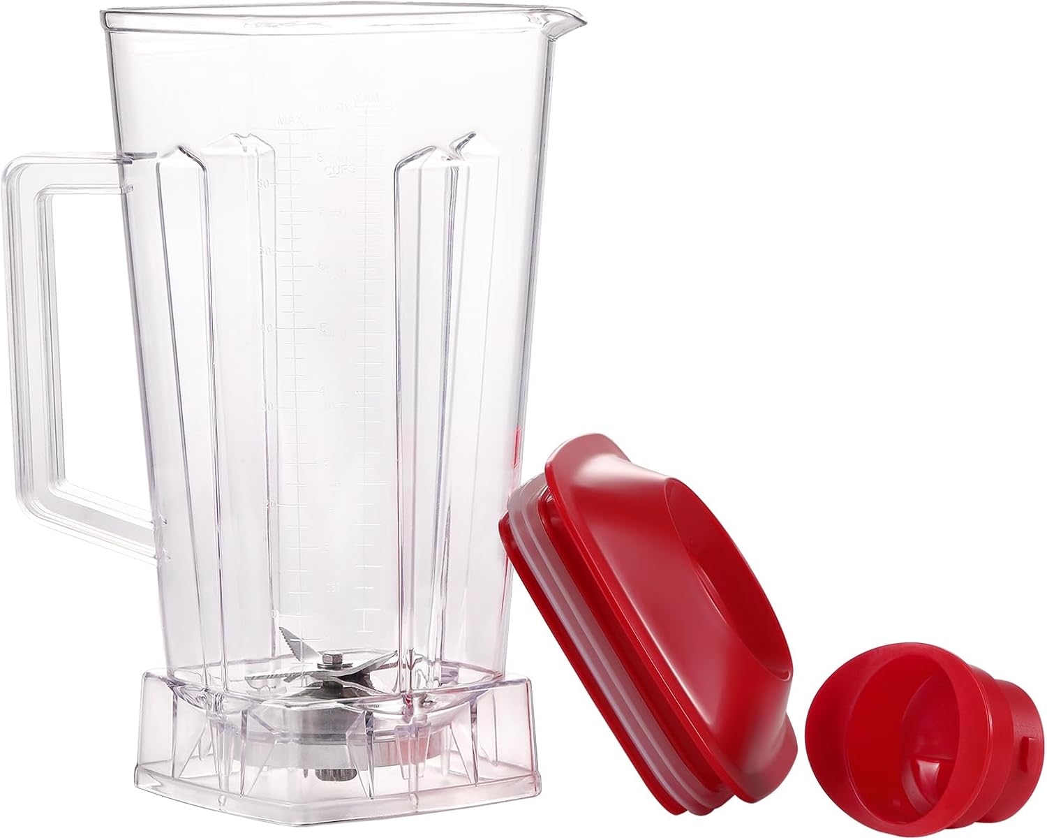 64 oz Blender Pitcher Replacement with Red Lid G116226