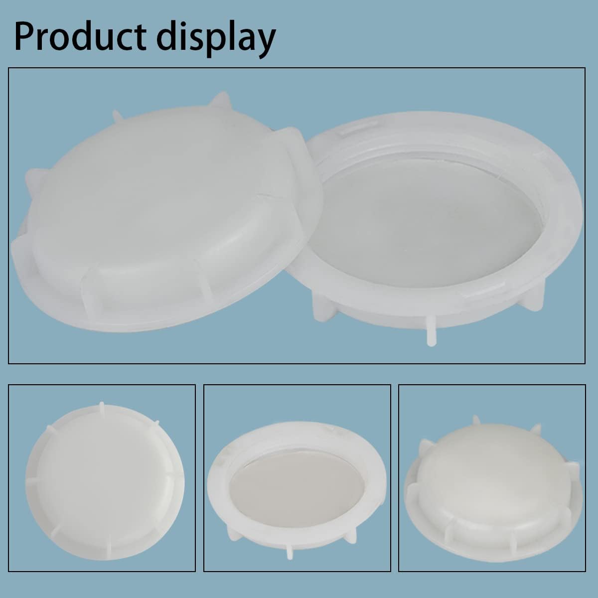 IBC Tote Valve Dust Cap Water Tote Cover Lid, 58mm ID, 5 Pieces M77433