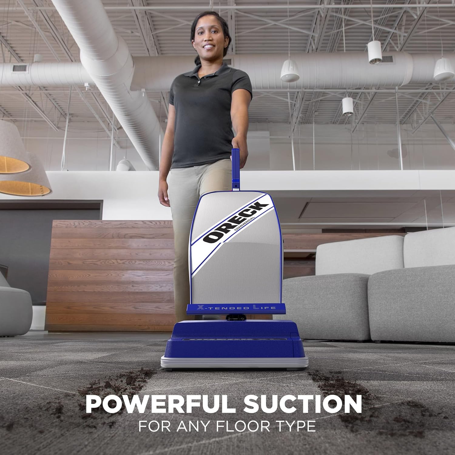Upright Vacuum Cleaner for Carpet and Hard Floor Q641
