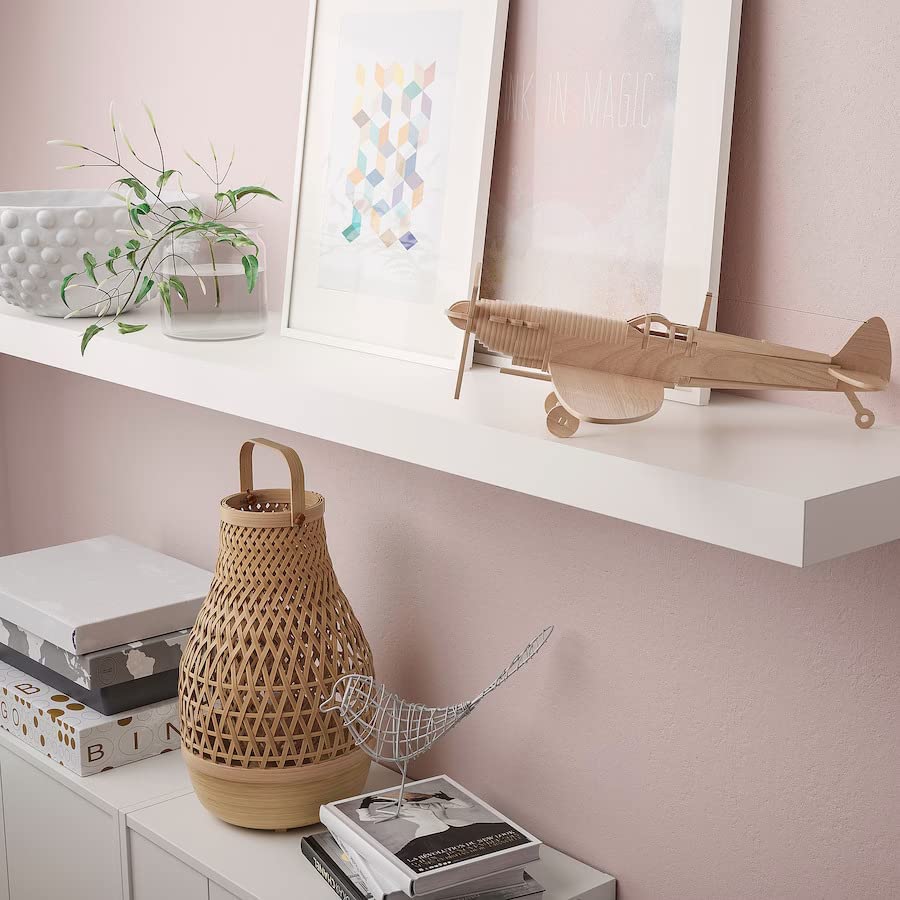 Wall shelf, white, 110x26 cm R990