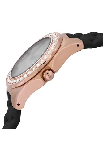 Women's Angel White Dial Crystal Accented Watch R1373