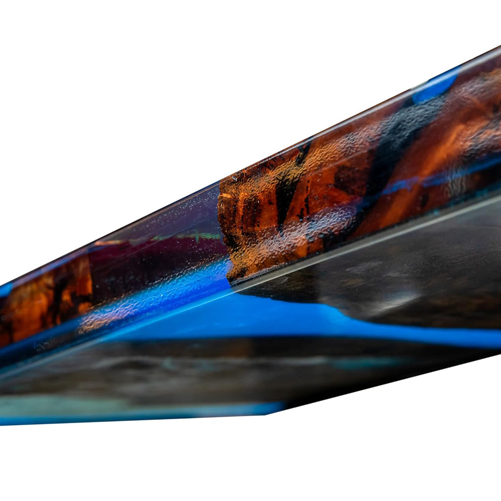 Epoxy Resin River Table for Home Office Dining H441