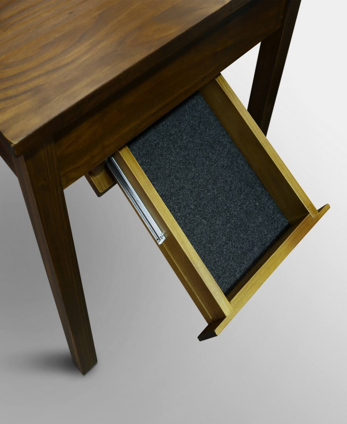 End Table with Concealed Drawer - Brown C5071