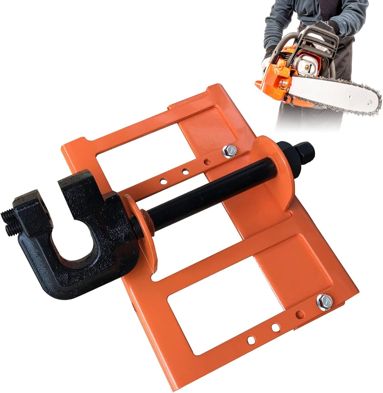Vertical Chainsaw Mill Lumber Cutting Guide Steel Timber Attachment for Woodworkers X6328
