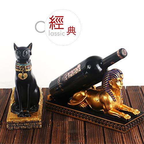 Sphinx Wine Bottle Stand Rack Resin Decoration Y6366