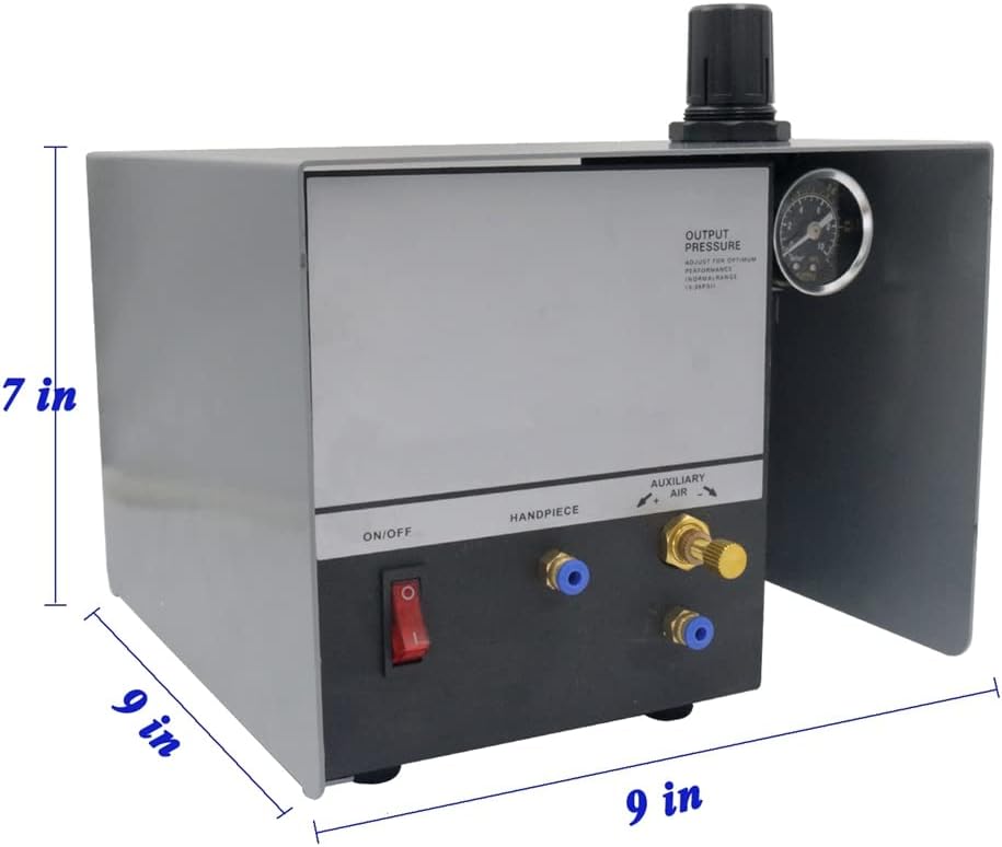 Jewelry Pneumatic Engraving Machine 1400 RPM Adjustable Speed Handpiece E8092
