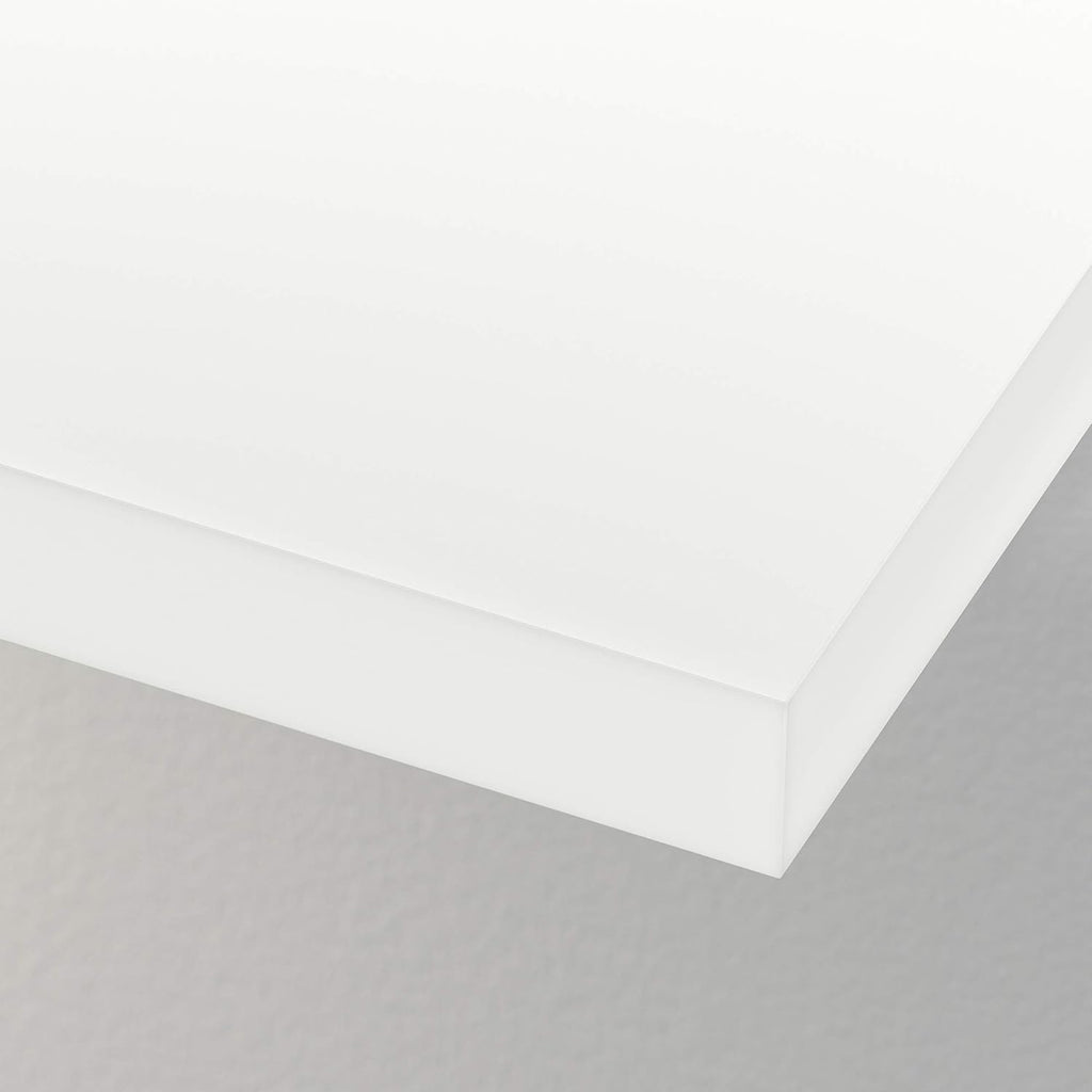Wall shelf white 26x110 cm with concealed mounting hardware D675577