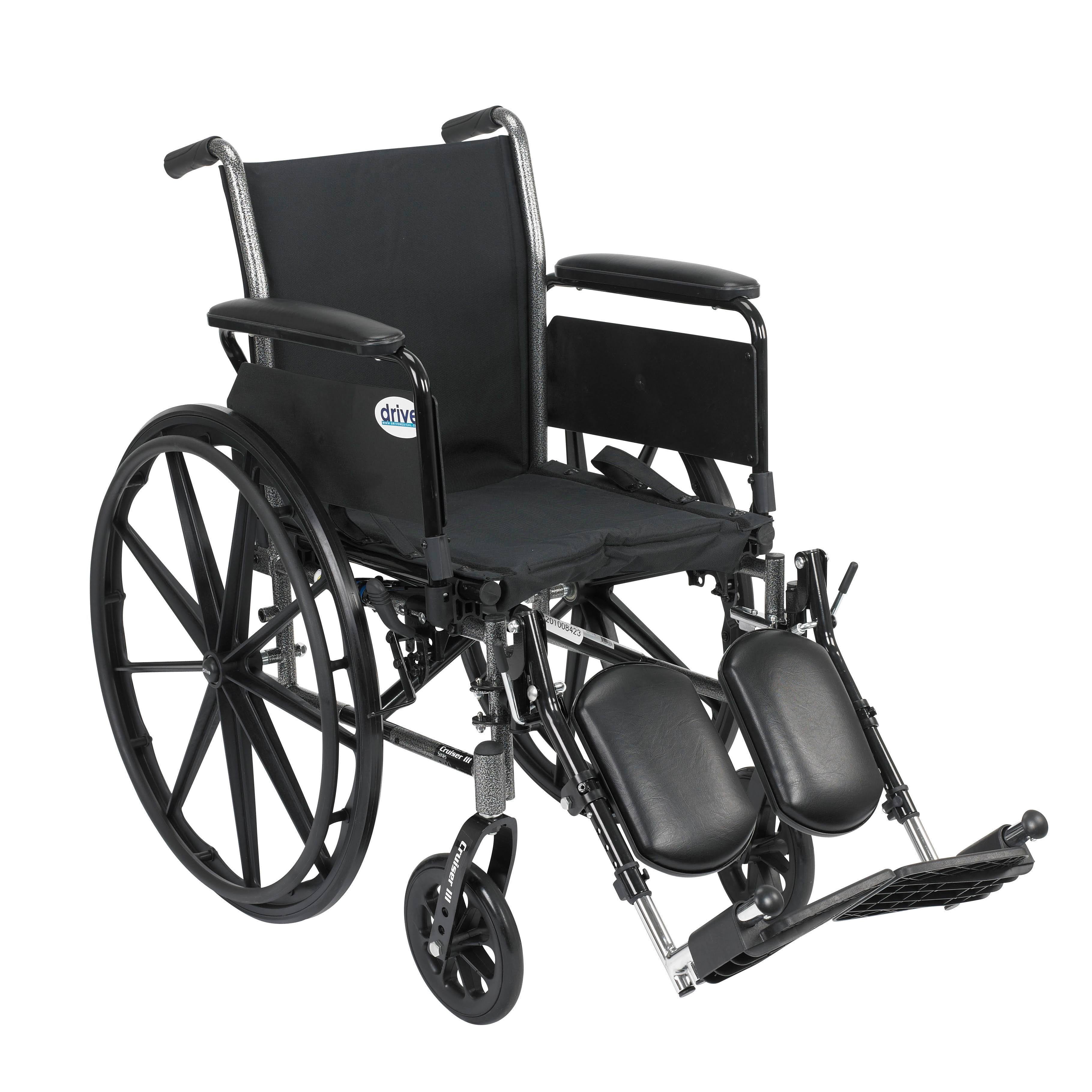 Lightweight Wheelchair with Flip Back Removable Arms L7744