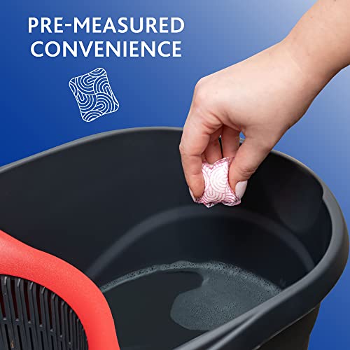 Microfiber Spin Mop & Bucket Floor Cleaning System with Hard Floor Cleaner B1173