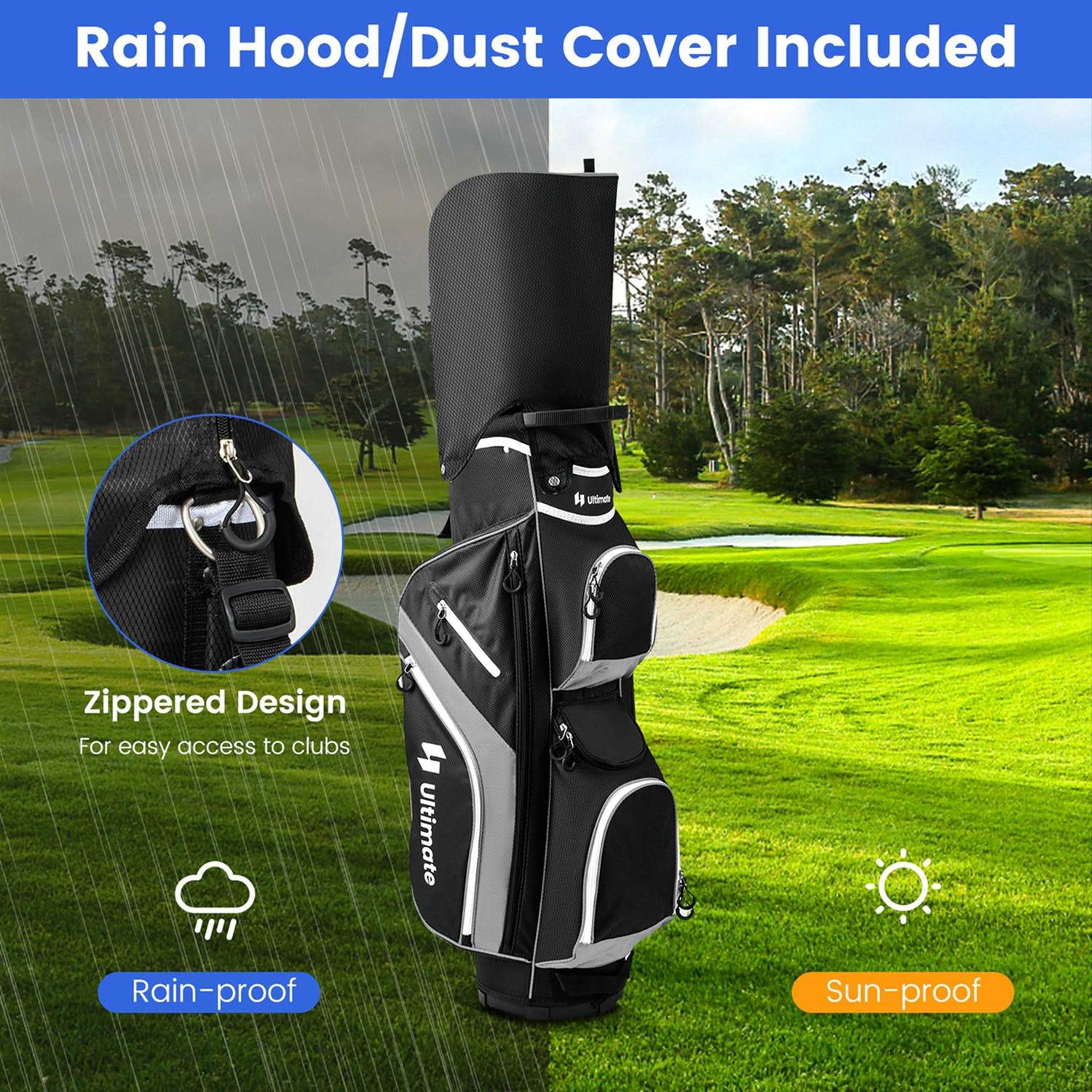 Golf Cart Bag with 14-Way Top Dividers S867