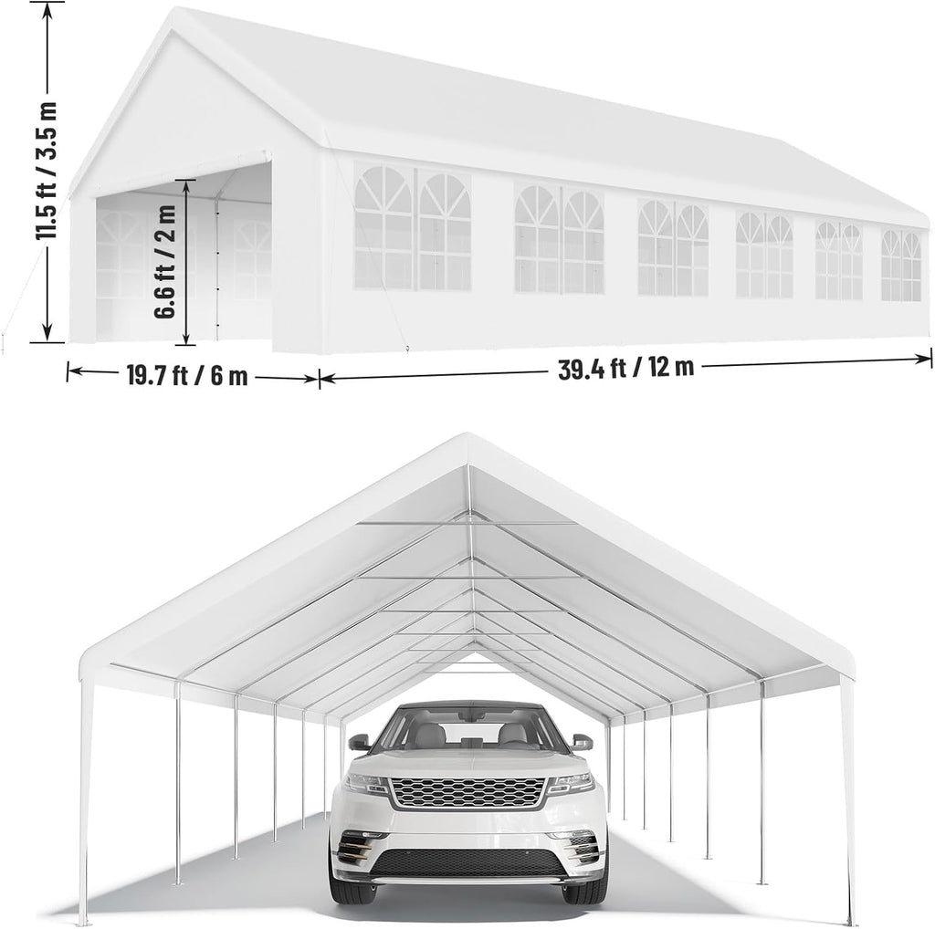 20x40 ft Outdoor Party Tent with Removable Sidewalls G28347