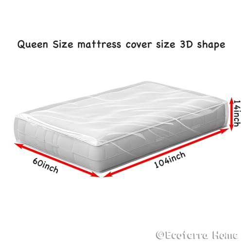 Queen Mattress Bags for Moving, Waterproof Storage Cover, 1 Pack Y818148