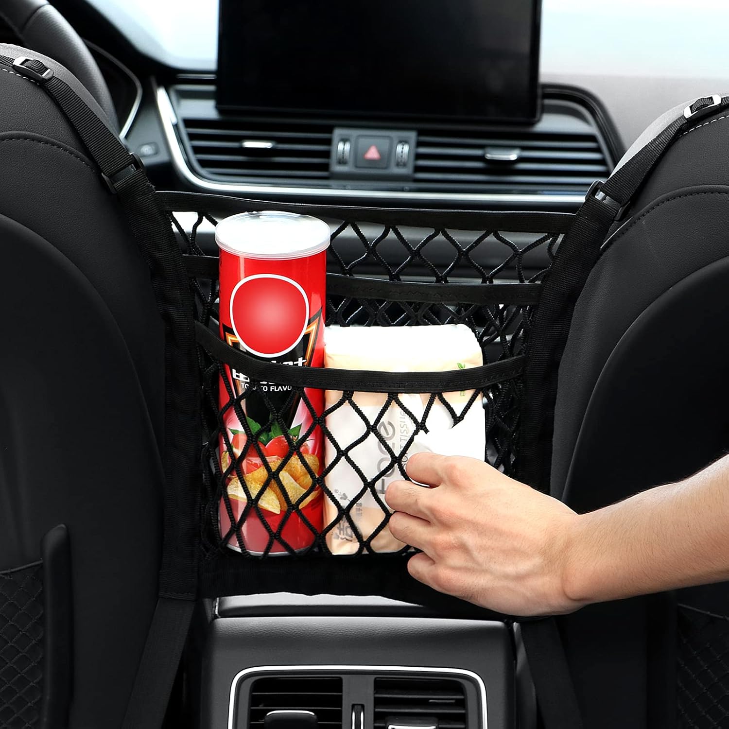 Car Rear Cargo Net for SUV Trunk Organizer F130