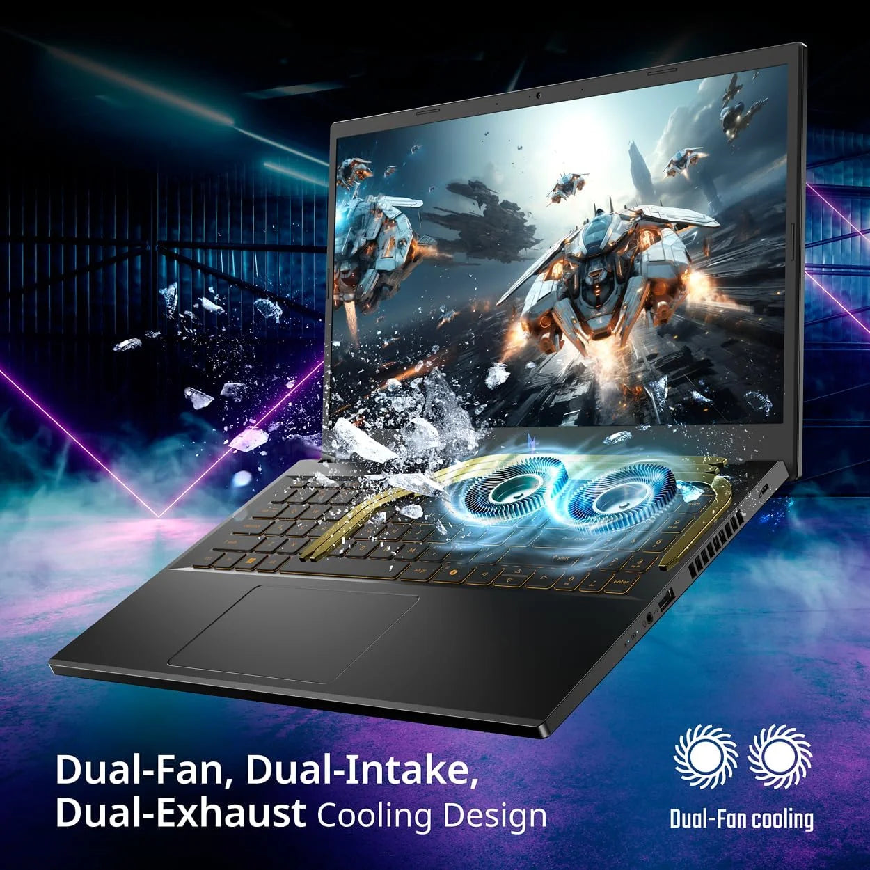 Gaming Laptop 16" WUXGA 144Hz, 32GB DDR5 RAM, 1TB SSD, Windows 11 Z583