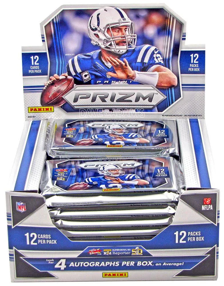 2015 Panini Prizm Football 12 Pack Jumbo Hobby Box P733