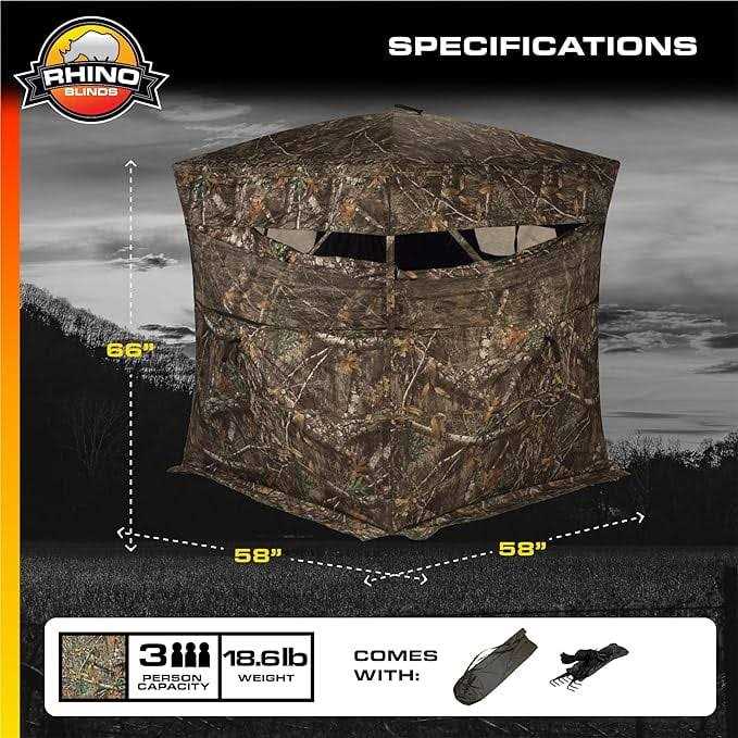 Realtree Edge Camo Ground Blind Q1708