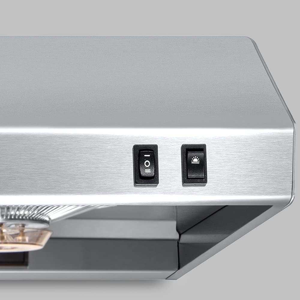 Under Cabinet Range Hood 36 Inch, Stainless Steel, 650 CFM V55460