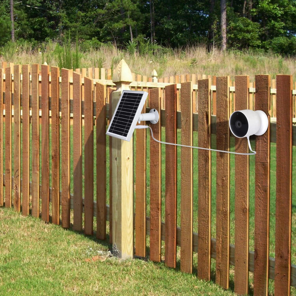 Solar Panel for Nest Camera Battery, Indoor Outdoor Working K66047