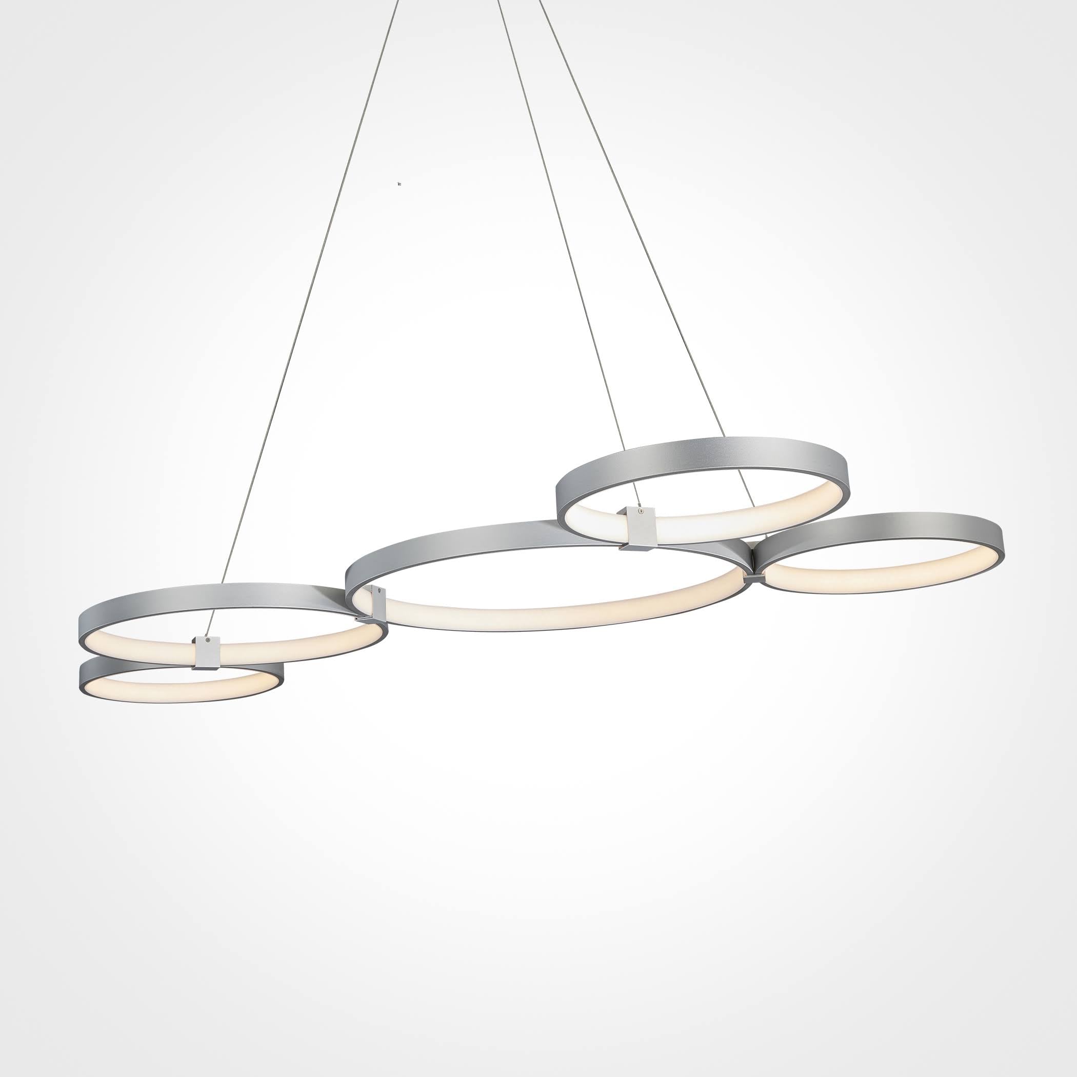 Modern Adjustable Multi-Ring LED Chandelier V7382