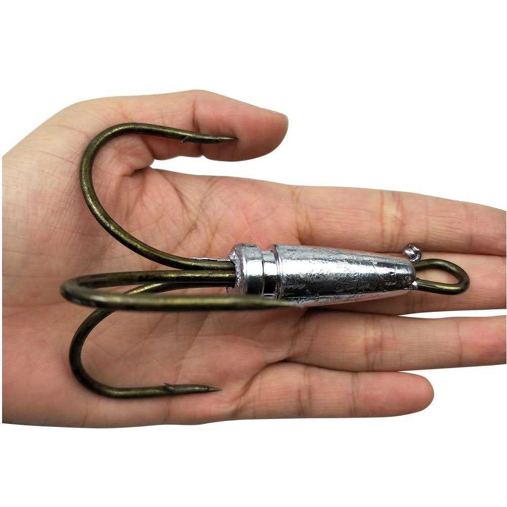 Snagging Hooks Weighted Treble Hooks 2-Pack, 5 Sizes L79776