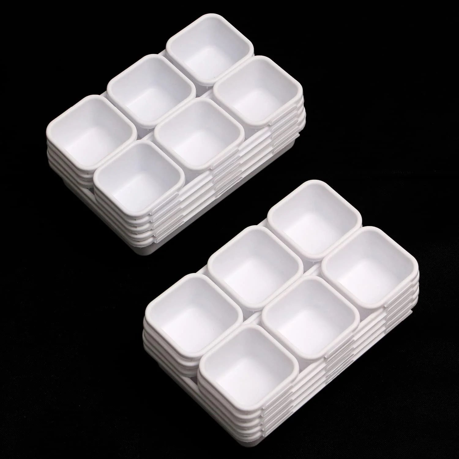 42 Pack Interlocking Drawer Organizer Trays with Dividers Y770326