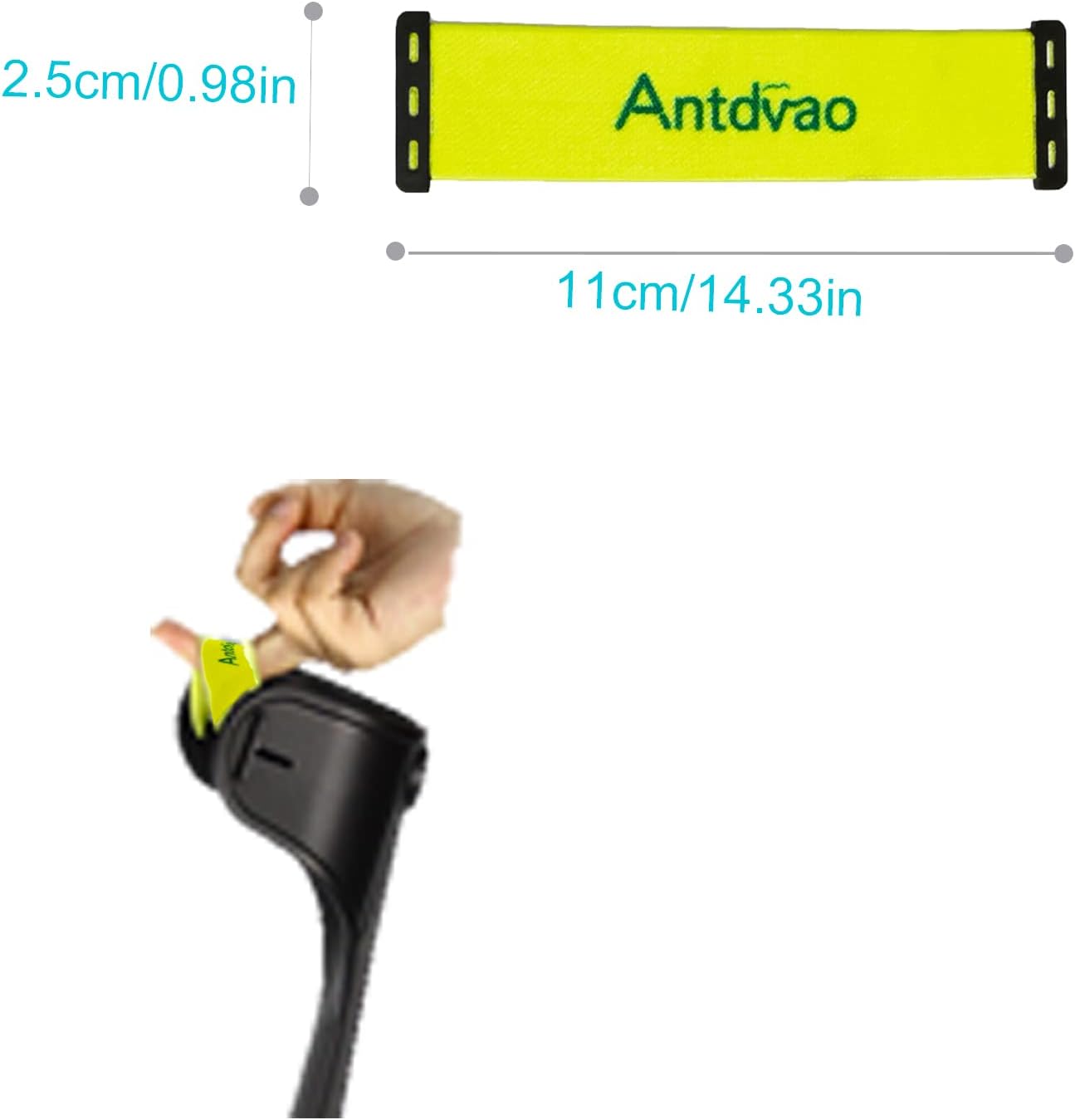 Forearm Crutches Pair with Comfortable Grip, Lightweight Adjustable Non-Slip G32477