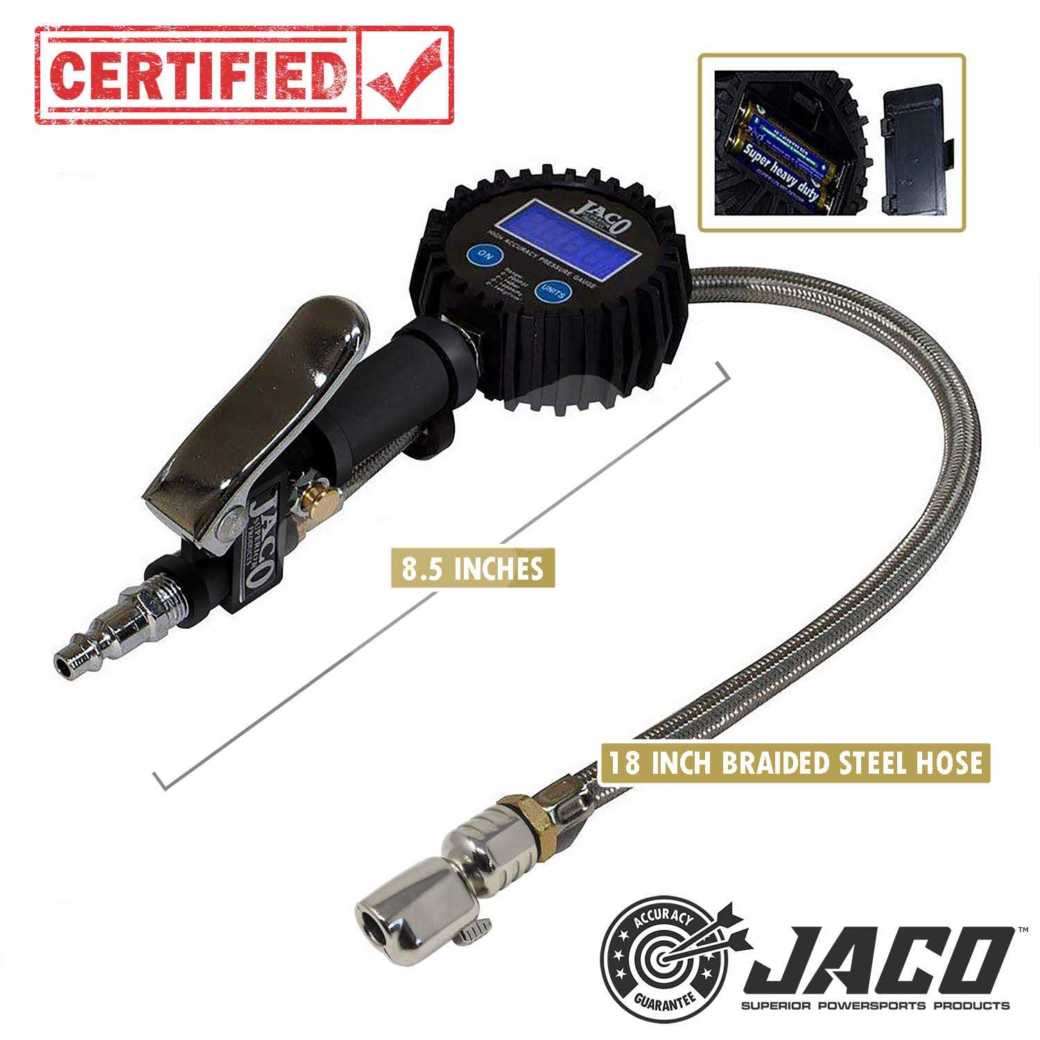 Digital Tire Inflator with Pressure Gauge P18103