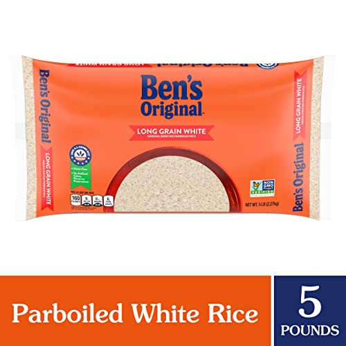 Enriched Long Grain White Rice, Parboiled Rice, 5 lb Bag R567738