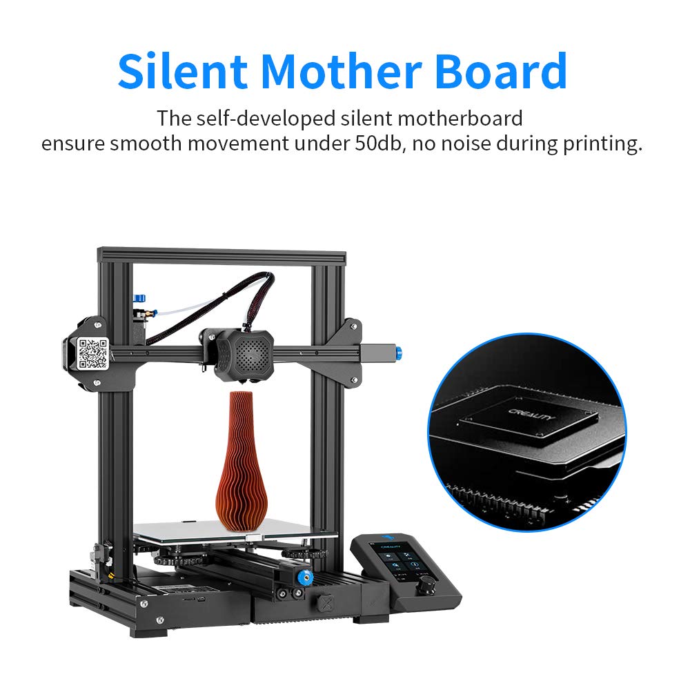 3D Printer with Silent Motherboard and Glass Platform I427