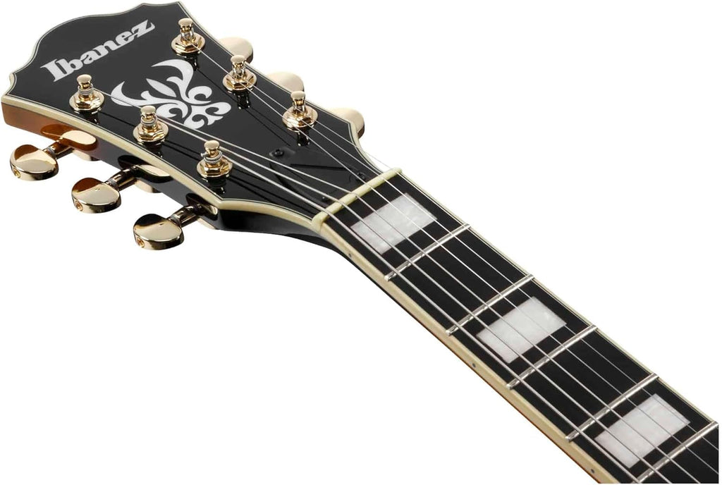 Semi-Hollow Electric Guitar Antique Yellow Sunburst E628
