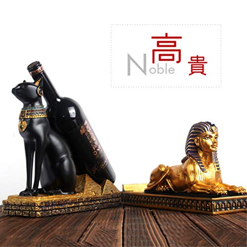 Sphinx Wine Bottle Stand Rack Resin Decoration Y6366
