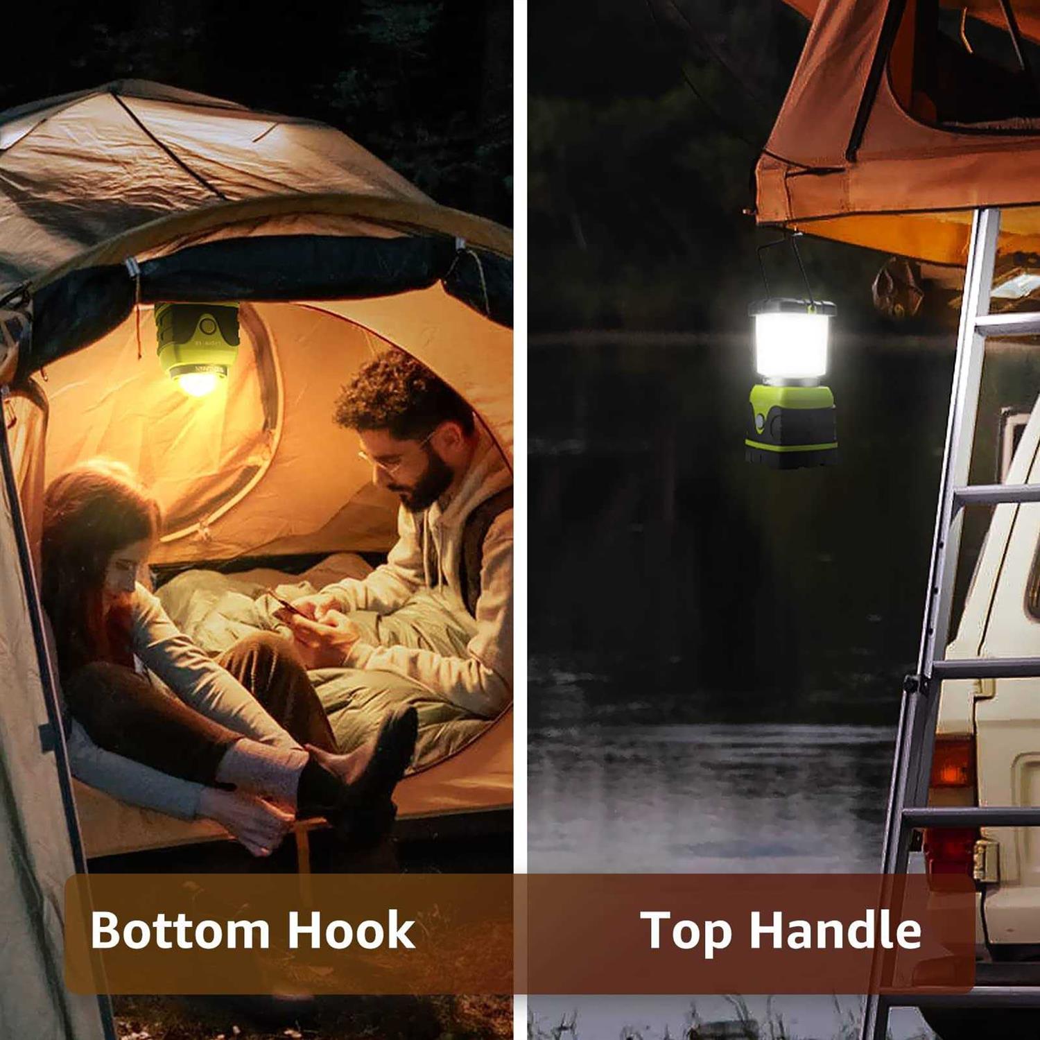 LED Camping Lantern, 1000LM, 4 Light Modes K395397