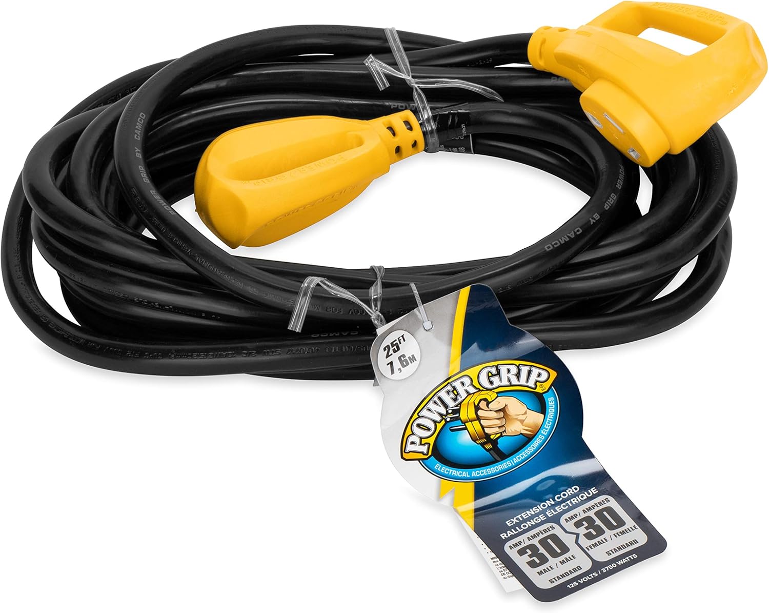 50ft Heavy-Duty 30-Amp RV Extension Cord for Outdoor Use U796153
