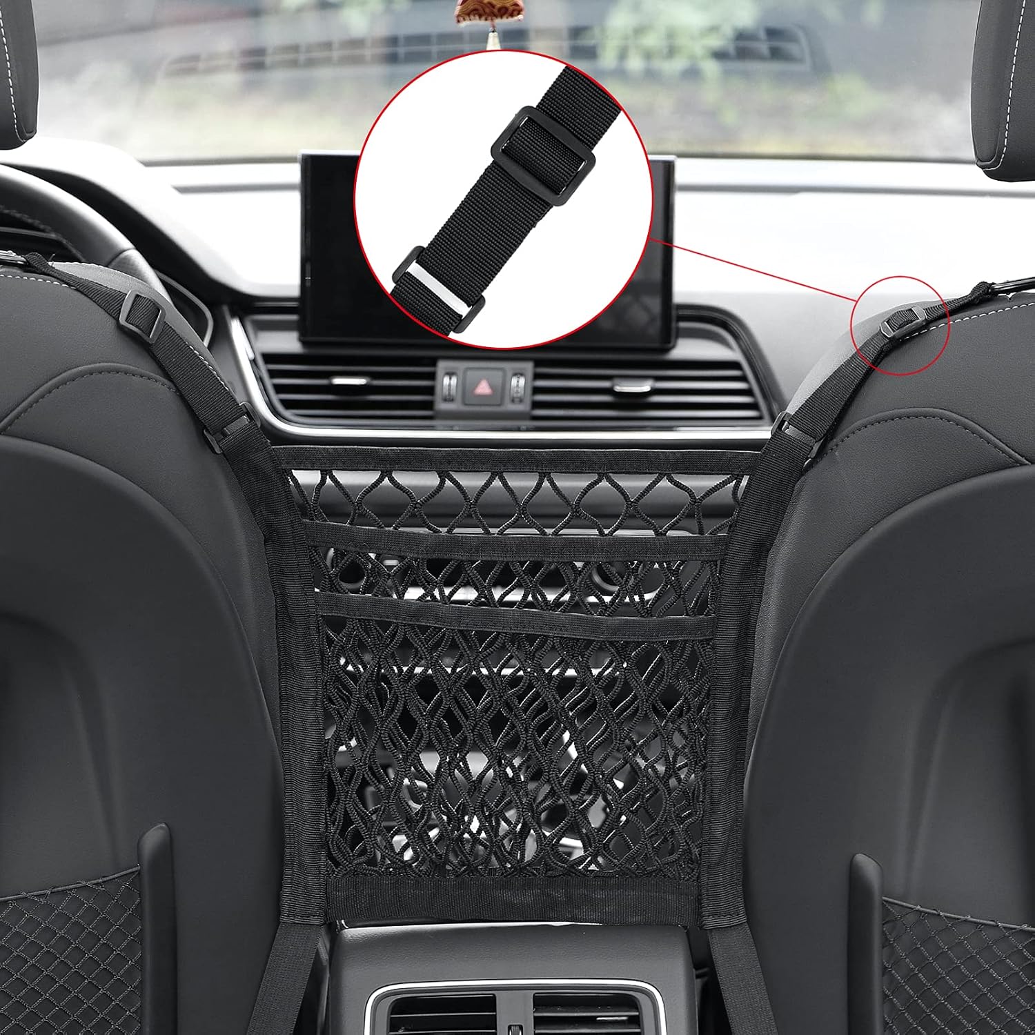 Car Rear Cargo Net for SUV Trunk Organizer F130