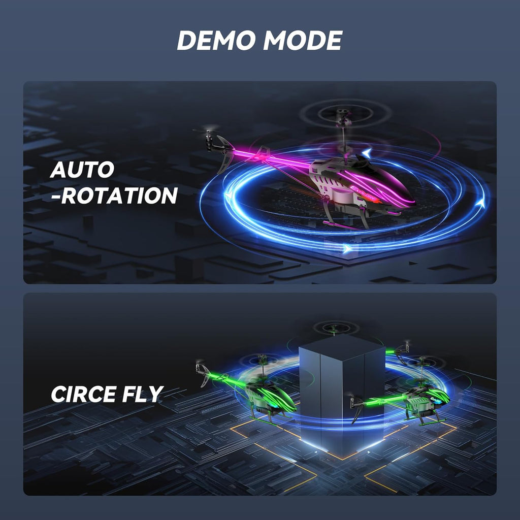 RC Helicopter for Kids Indoor Play with LED Lights K5670
