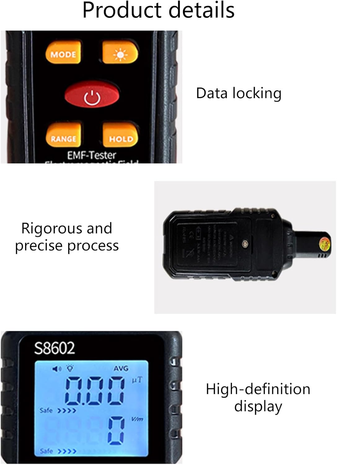 Nuclear Radiation Detector with Electromagnetic Field Meter C449