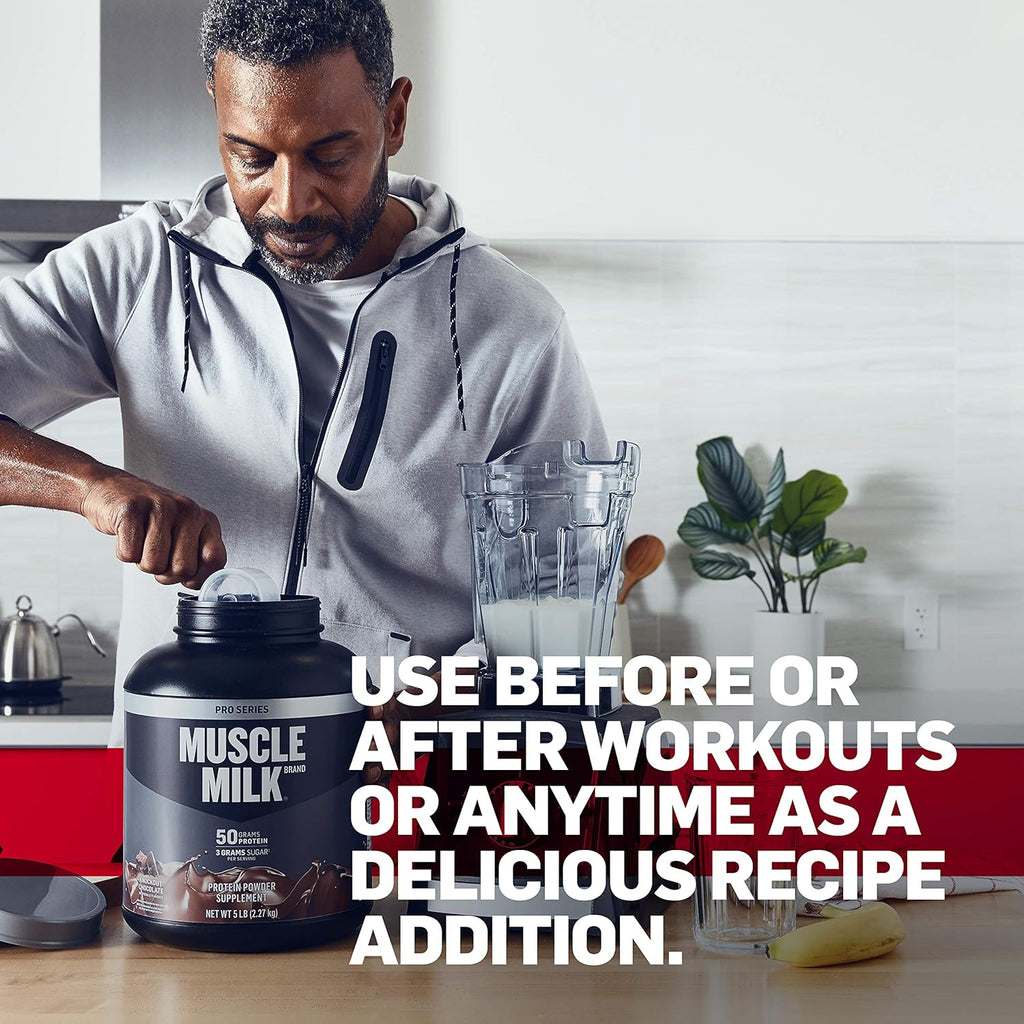 Protein Powder, Knockout Chocolate, 50g Protein, 5 Pound F8516