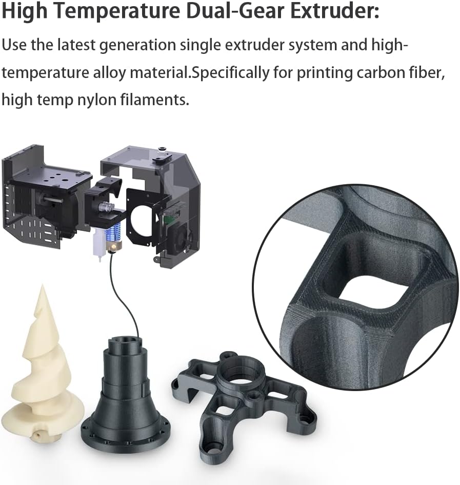Industrial Grade 3D Printer for Carbon Fiber & Nylon, Auto Leveling M621135