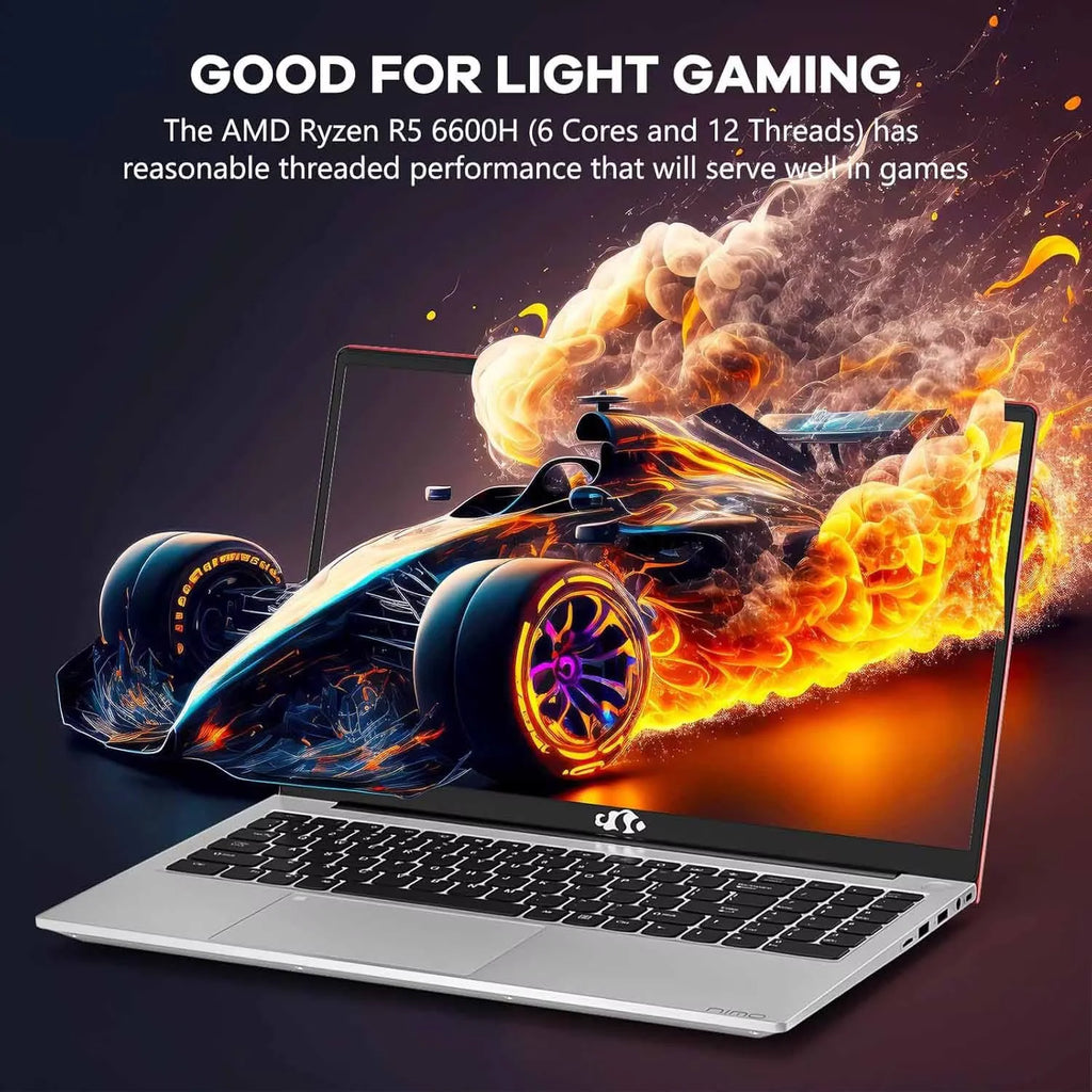 15.6" IPS FHD Gaming Laptop, AMD Ryzen 5 6600H, 16GB DDR5 RAM, 1TB SSD F6939