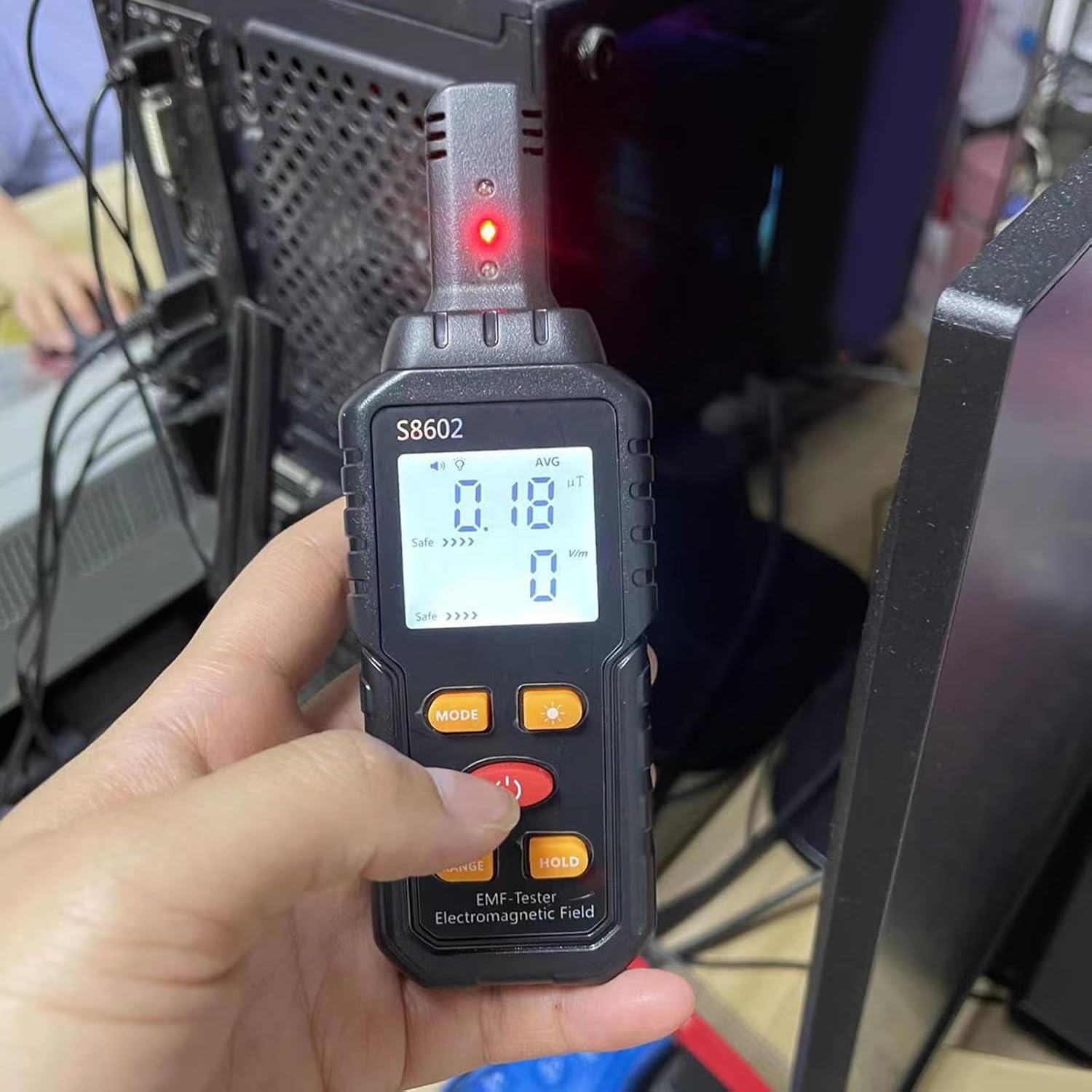 Nuclear Radiation Detector with Electromagnetic Field Meter C449
