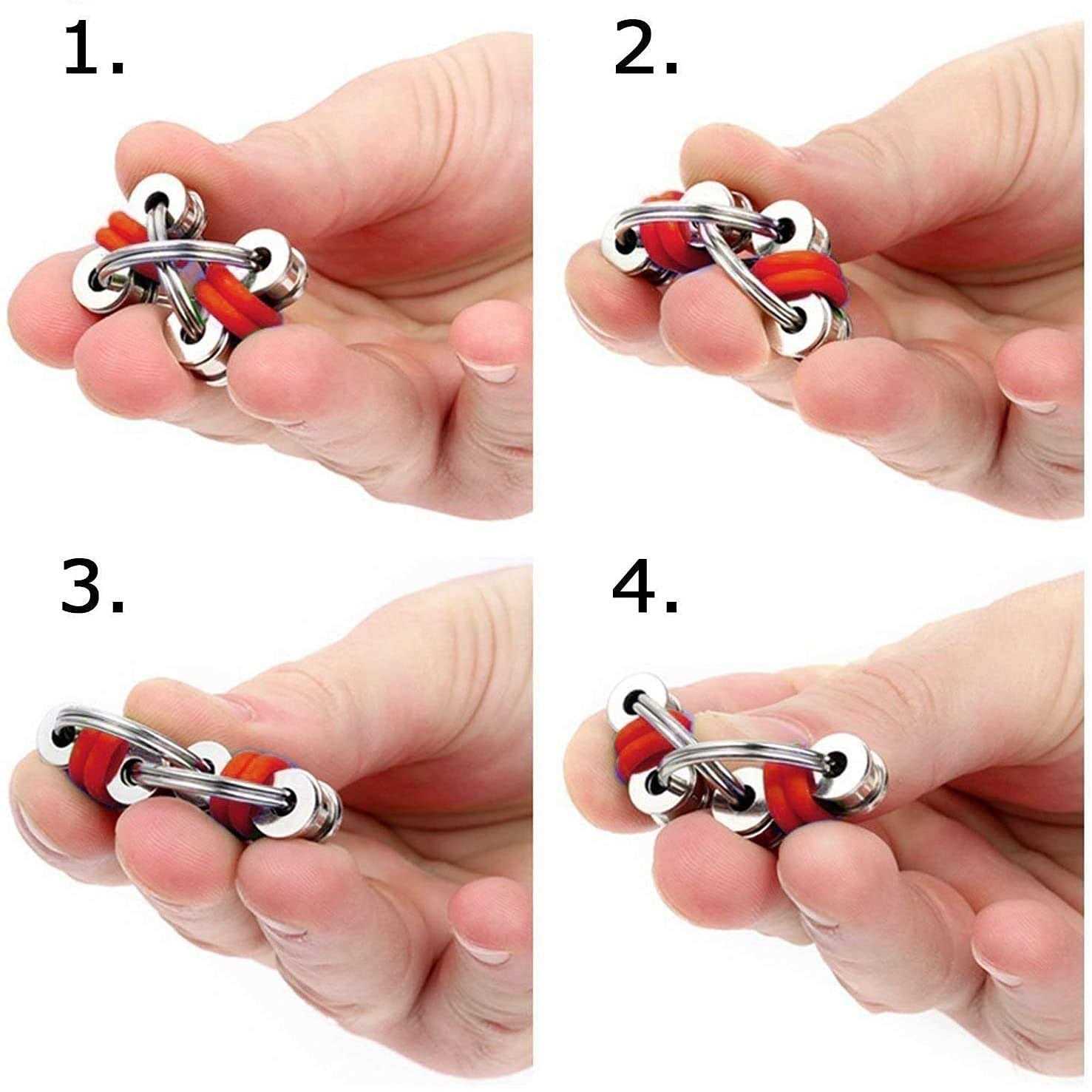 Sensory Fidget Toys Set 7 Pack Stress Relief Anti-Anxiety Tools Bundle with Fidget Pad T207