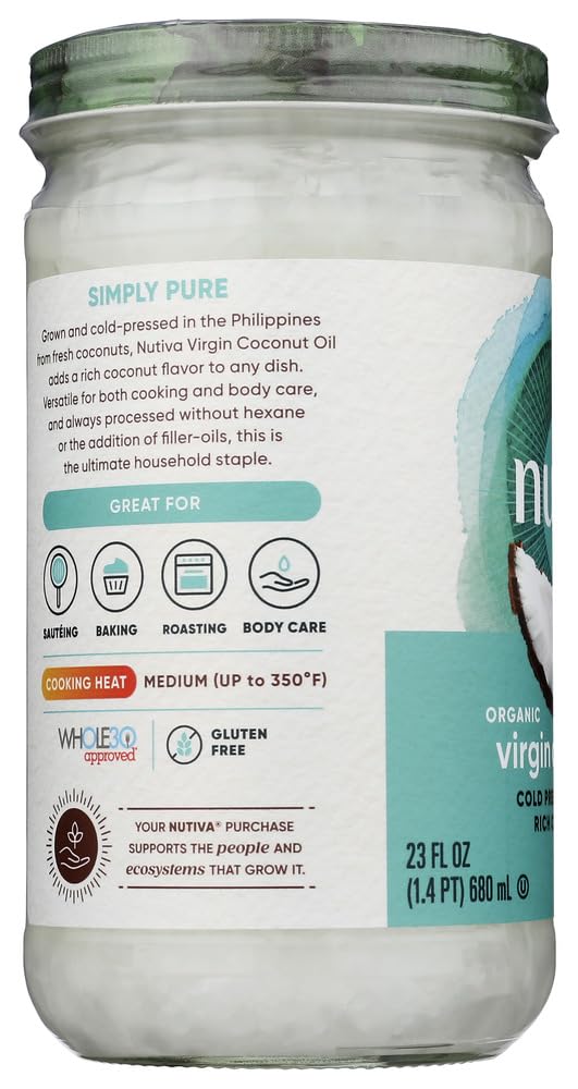 Organic Extra Virgin Coconut Oil, 23 fl oz F509845